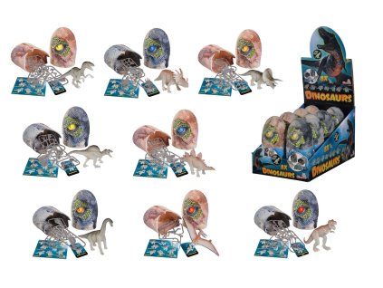Figúrka dinosaura vo vajíčku, 8druhov, DP8