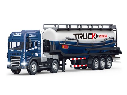 Auto kovové tahač cisterna s efekty 40 cm