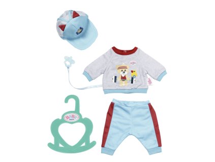 BABY born Little Športové oblečenie modré, 36 cm