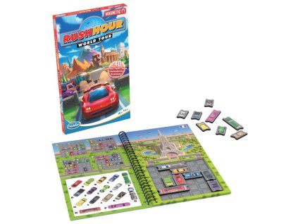 ThinkFun Rush Hour Magnetická cestovná hra