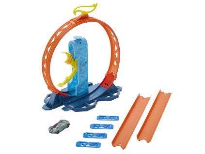 Hot Wheels TRACK BUILDERset pre staviteľov - NAKOPÁVACIA SLUČKA