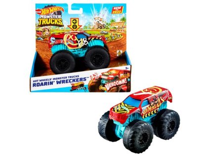 Hot Wheels MONSTER TRUCKS svietiaci a rachotivý vrak asst