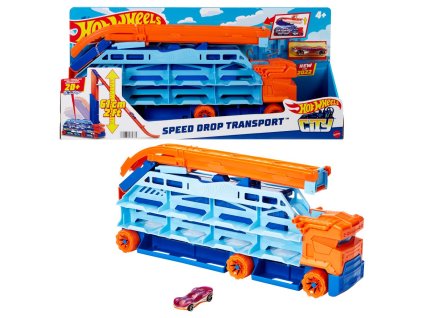 Hot Wheels ťahač s vysokou dráhou