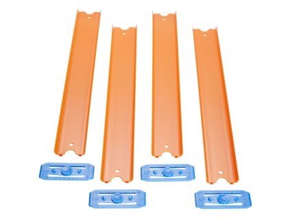 Hot Wheels TRACK BUILDER ROVNÁ DRÁHA - ORANŽOVÁ