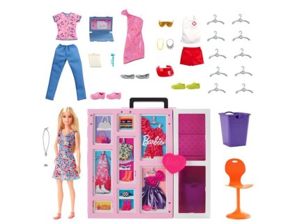 Barbie módny šatník snov s bábikou