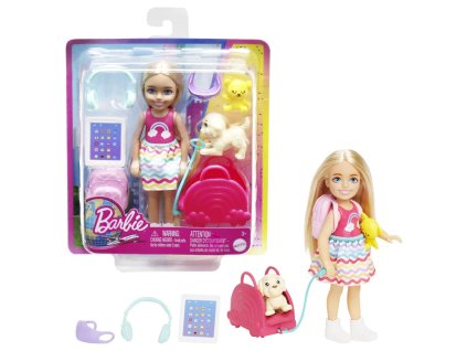 Barbie bábika Chelsea na cestách