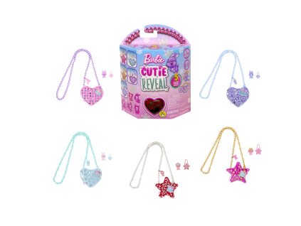 Barbie CUTIE REVEAL plyšová kabelka asst