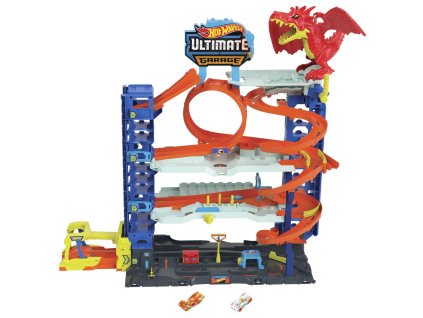 Hot Wheels city garáž s drakom