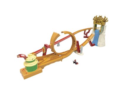 Hot Wheels MARIO kart Kongov ostrov závodná dráha