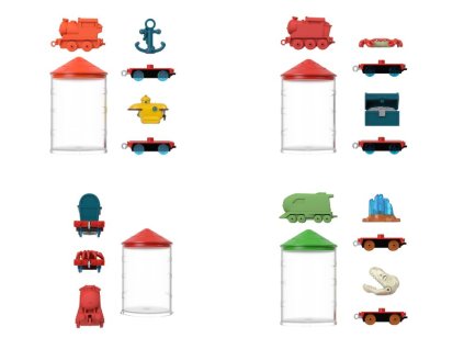 Fisher Price COLOR REVEAL ťahacia kovová mašinka asst