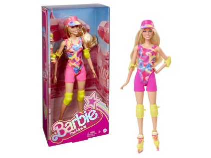 Barbie vo filmovom oblečku na kolieskových korčuliach