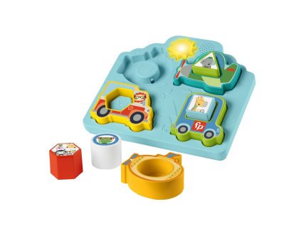 Fisher Price puzzle dopravné prostriedky so zvukmi