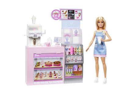 Barbie kaviareň s bábikou