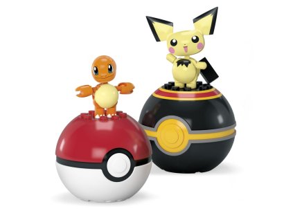 MEGA POKÉMON POKÉBALL - CHARMANDER A PICHU