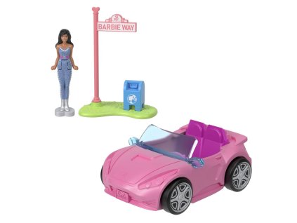 Barbie mini Barbieland dopravné prostriedky - kabriolet