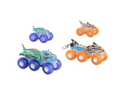 Hot Wheels MONSTER TRUCKS power smashers ťahač a truck