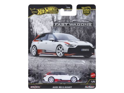 Hot Wheels prémiové auto - CAR CULTURE - AUDI RS6 AVANT