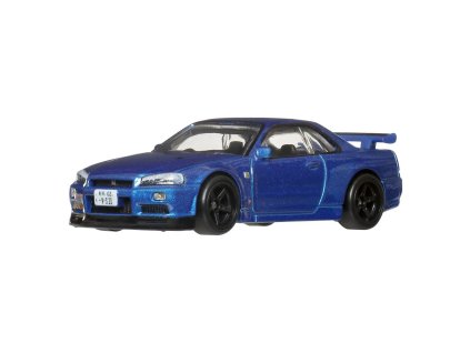 Hot Wheels prémiové auto - car culture - NISSAN SKYLINE R34 GTR