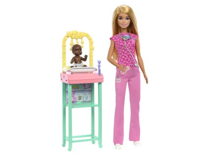 Barbie herný set povolanie - PEDIATRIČKA