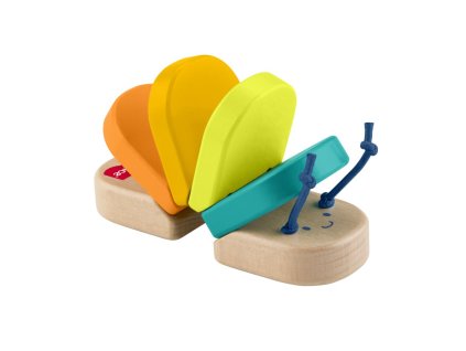 Fisher Price drevená klapajúca stonožka