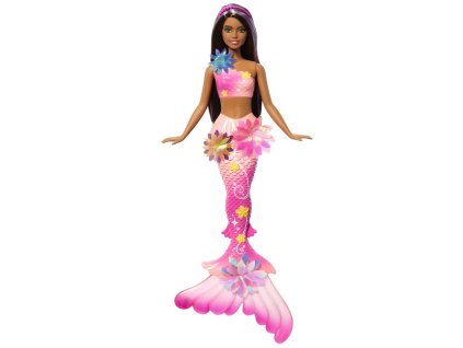 Barbie kúzelná kvetinová morská panna  - TMAVOVLÁSKA