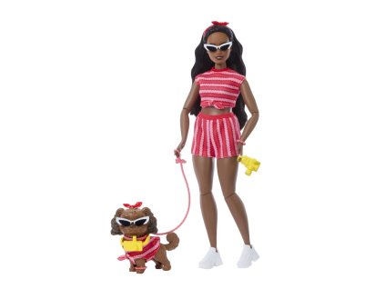 Barbie bábika štýl pre dvoch - pruhy