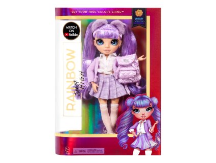 Rainbow High Junior Fashion bábika, séria 1 – Violet Willow
