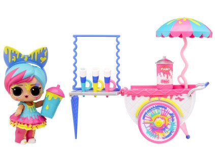 L.O.L. Surprise! Nábytok s bábikou, séria 6 - Pojazdný ateliér & Splatters