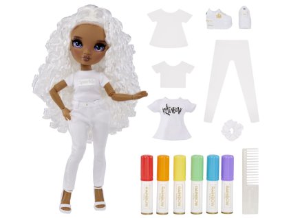 Rainbow High Color bábika - fialové oči