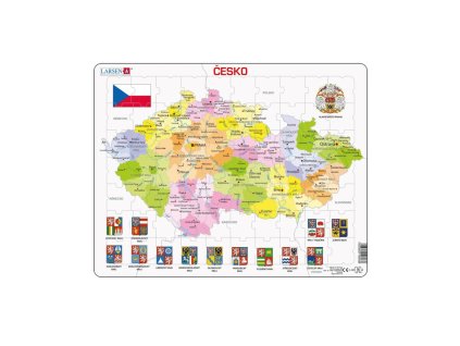 ČESKÁ REPUBLIKA KRAJA 70 d. EDU Puzzle