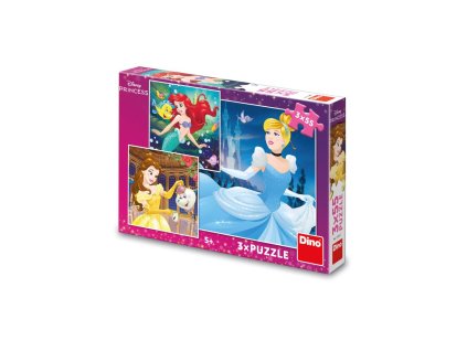 VESELÉ PRINCEZNY 3x55 Puzzle
