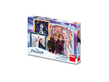 FROZEN: RADOSTNÁ JESEŇ 3x55 Puzzle