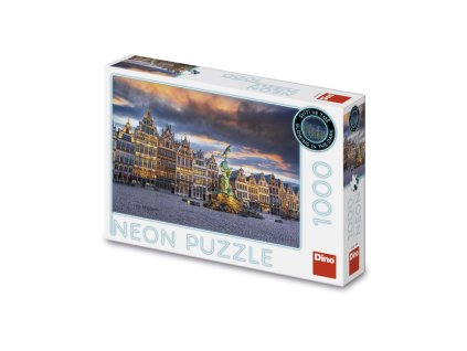 BÚRKA NAD ANTVERPAMI 1000 neón Puzzle