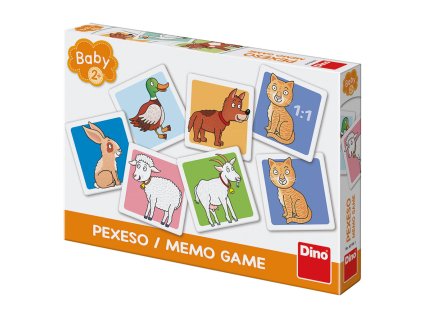 Domáce zvieratká baby pexeso