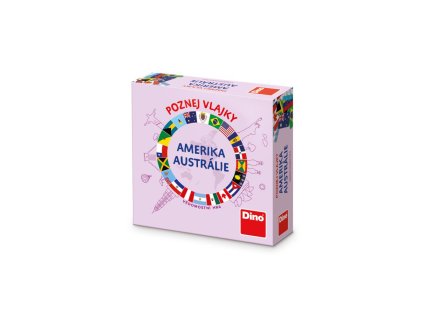 POZNAJ VLAJKY AMERIKA A AUSTRÁLIE Cestovná hra