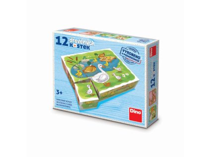 NA FARME 12 Drevené kocky