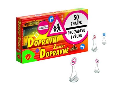 Dopravné značky 50ks