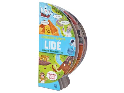 Knižka rozkladací glóbus - ĽUDIA