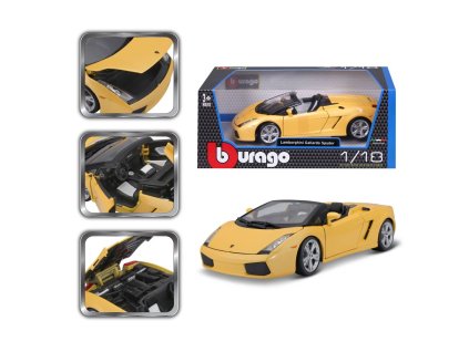 Bburago 1:18 Lamborghini Gallardo Spyder yellow