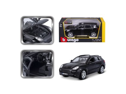 Bburago 1:24 Porsche Cayenne TURBO Black