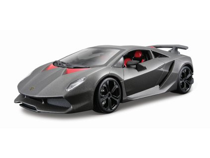 Bburago 1:24 Plus Lamborghini Sesto Elemento Metallic Grey