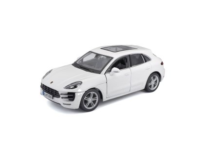Bburago 1:24 Plus Porsche Macan White