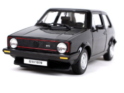 Bburago 1:24 Plus Volkswagen Golf MK1 GTI Black