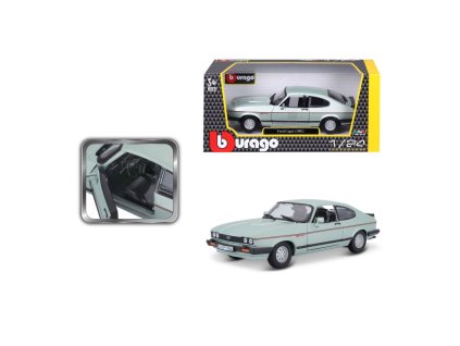 Bburago 1:24 Plus Ford Capri 1982 light green