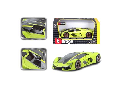 Bburago 1:24 Plus Lamborghini Terzo Millenio Green