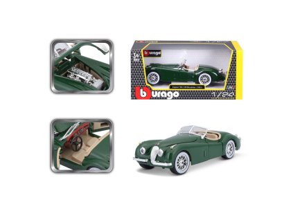 Bburago 1:24 Jaguar XK 120 Roadster (1951) Green