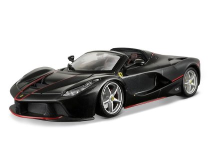 Bburago 1:24 Ferrari Laferrari Aperta Metalic Black
