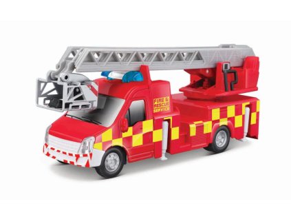 Bburago 1:43 servisné vozidlá Fire Truck with Ladder