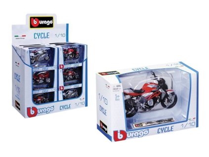 Bburago ASST 1:18 Motorcycle (2 x 18 DISPLAY) 36ks