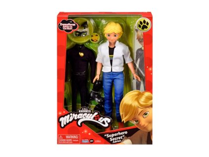 Miraculous: Lienka a Čierny kocúr: Bábika Adrien a oblek čierneho kocúra